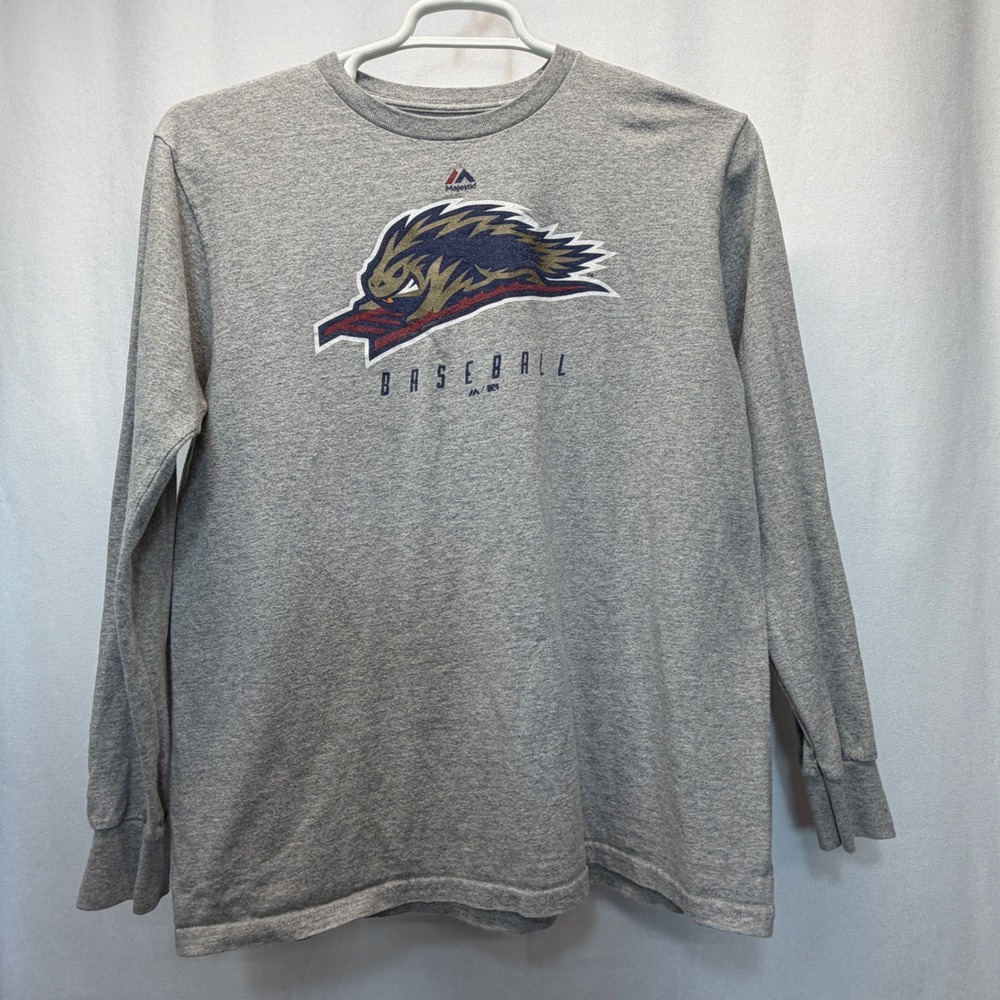 Scranton Wilkes-Barre RailRiders MiLBโ Baseball Long Sleeve T-Shirt Gray Large